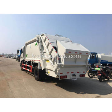 VENTE CHAUDE Dongfeng 180hp 12cbm Compacted Garbage Truck